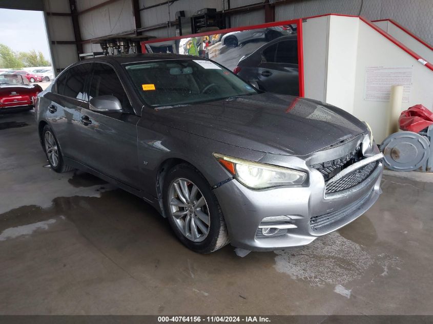 VIN JN1BV7AR1EM699884 2014 Infiniti Q50, Premium no.1