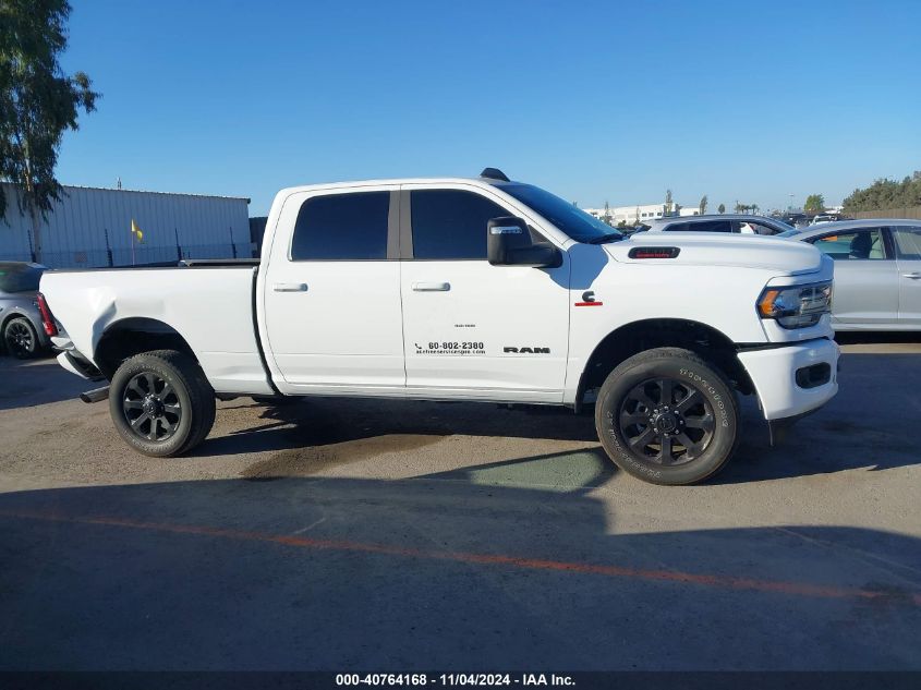 2024 Ram 2500 Big Horn 4X4 6'4 Box VIN: 3C6UR5DL8RG254323 Lot: 40764168