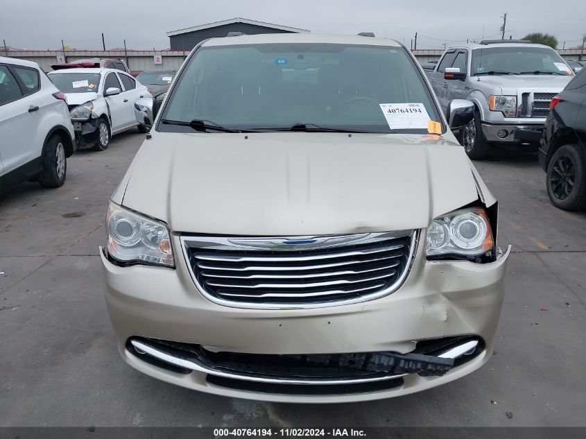 2012 Chrysler Town & Country Limited VIN: 2C4RC1GGXCR416204 Lot: 40764194