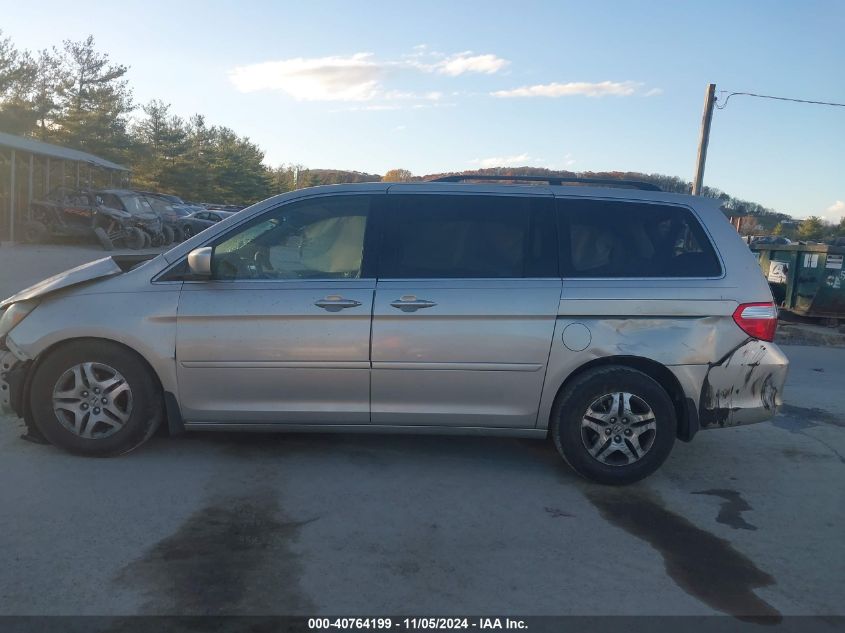 2006 Honda Odyssey Ex-L VIN: 5FNRL38796B425762 Lot: 40764199