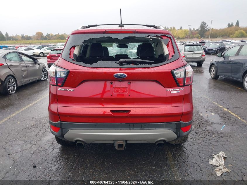 2018 Ford Escape Titanium VIN: 1FMCU9J97JUA86903 Lot: 40764323