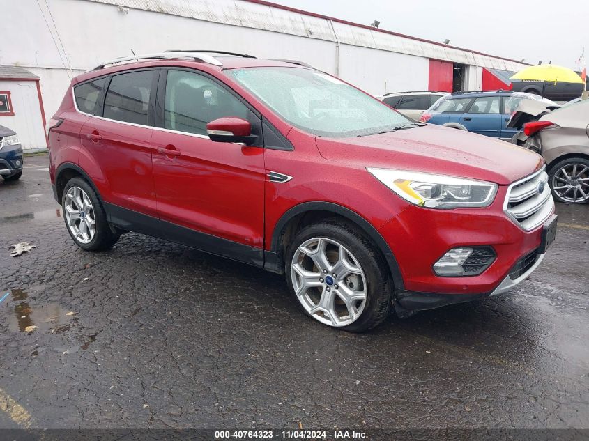 VIN 1FMCU9J97JUA86903 2018 Ford Escape, Titanium no.1