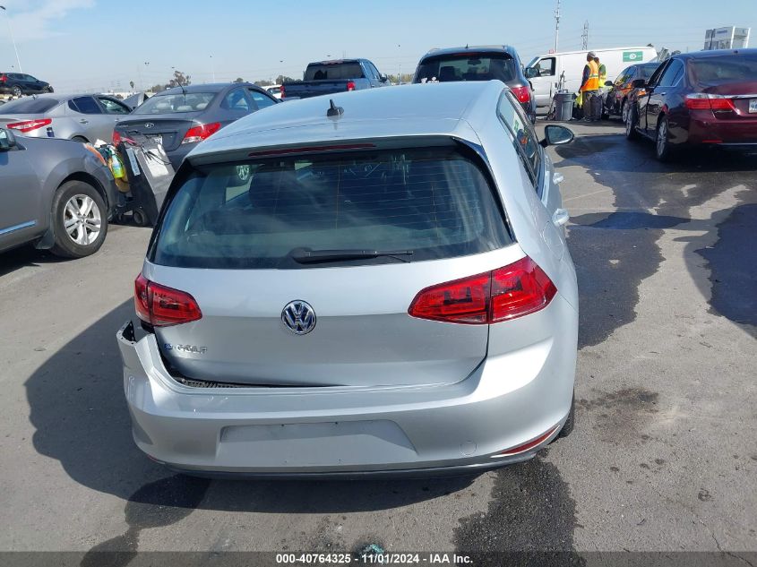2016 VOLKSWAGEN E-GOLF SE WVWKP7AU8GW914258