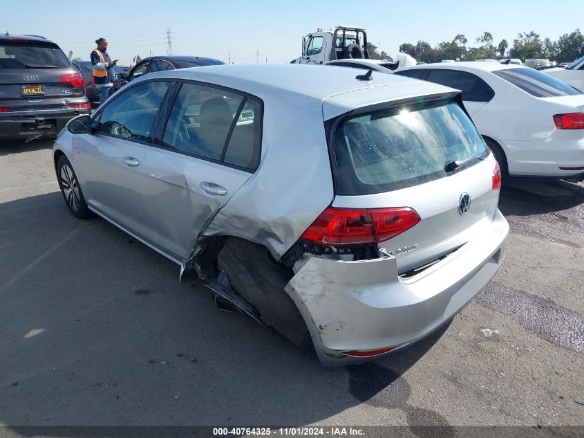 2016 VOLKSWAGEN E-GOLF SE WVWKP7AU8GW914258