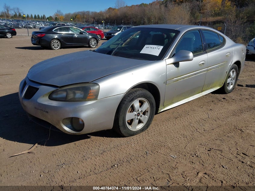 2006 Pontiac Grand Prix silver sedan gasoline 2G2WP552861261231 photo #3