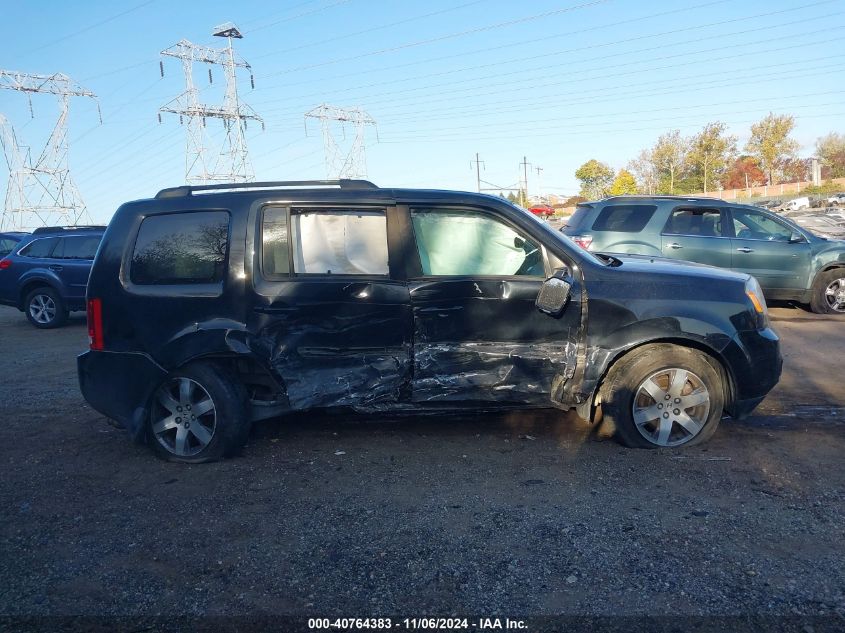 2013 Honda Pilot Touring VIN: 5FNYF4H93DB058073 Lot: 40764383