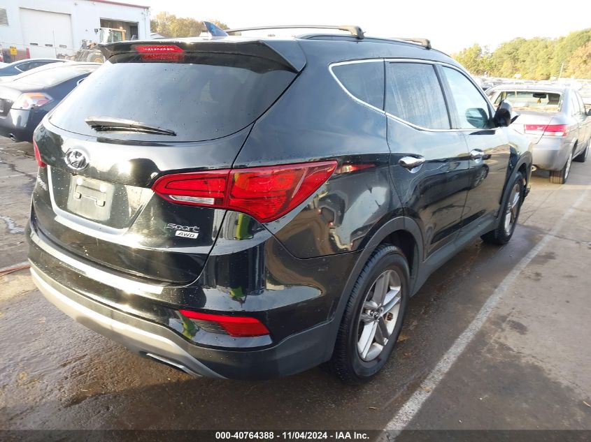 VIN 5NMZUDLB8HH050866 2017 Hyundai Santa Fe, Sport... no.4