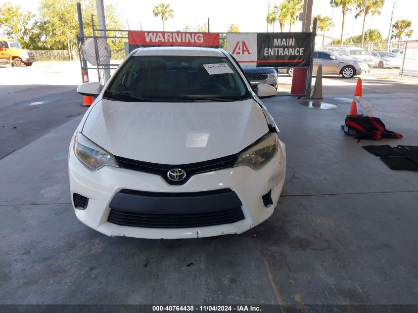 2014 Toyota Corolla Le VIN: 2T1BURHE7EC174310 Lot: 40764438