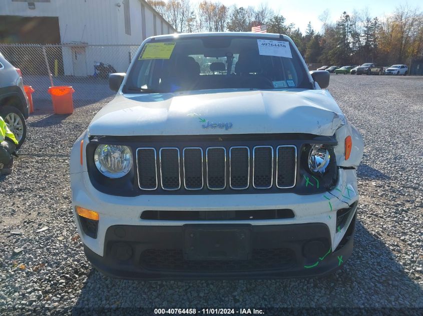 2020 Jeep Renegade Sport Fwd VIN: ZACNJAAB8LPL76272 Lot: 40764458