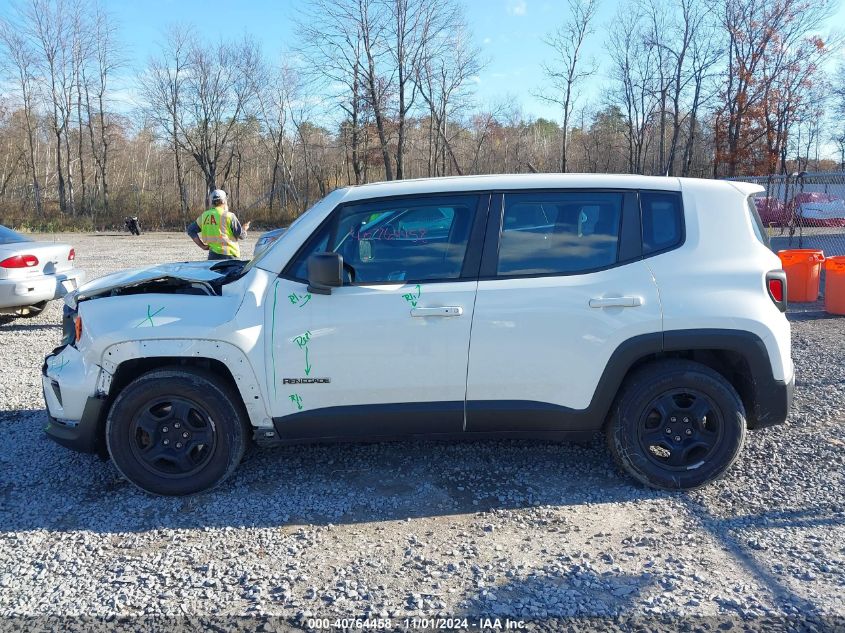 2020 Jeep Renegade Sport Fwd VIN: ZACNJAAB8LPL76272 Lot: 40764458