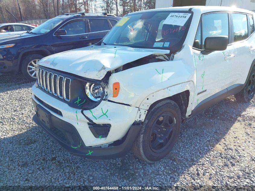 2020 Jeep Renegade Sport Fwd VIN: ZACNJAAB8LPL76272 Lot: 40764458