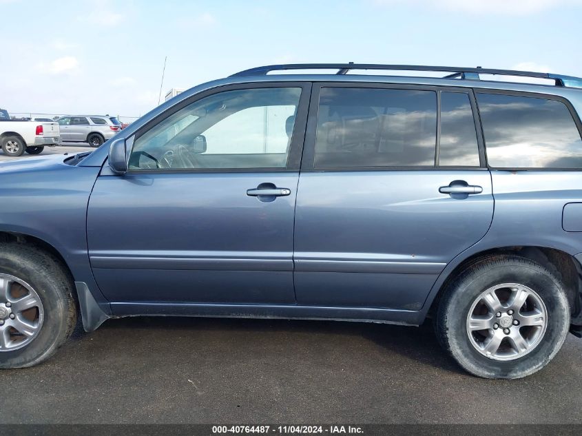 2006 Toyota Highlander V6 VIN: JTEDP21A160096158 Lot: 40764487