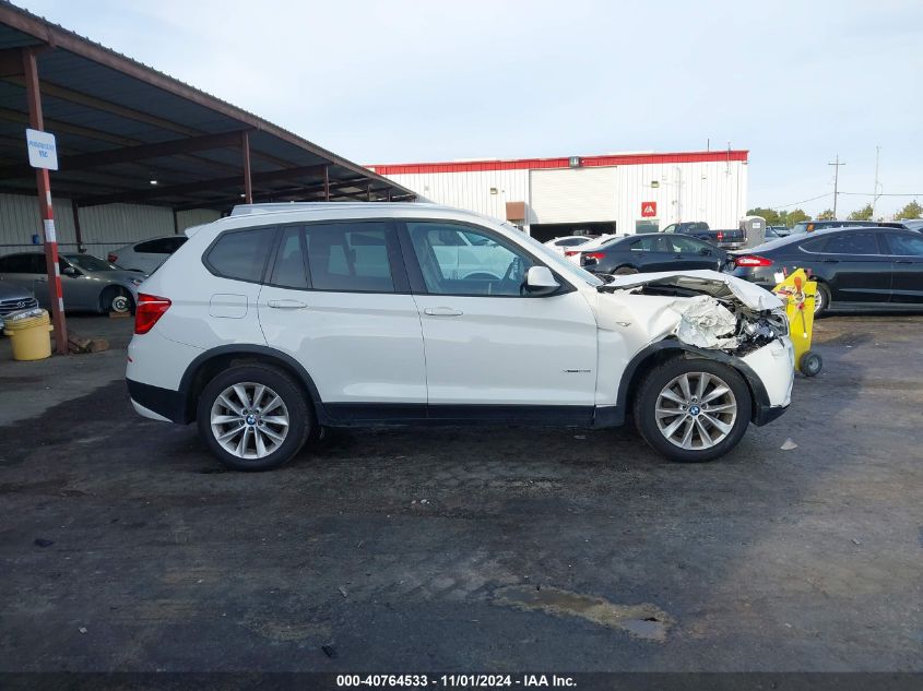 2014 BMW X3 xDrive28I VIN: 5UXWX9C59E0D43268 Lot: 40764533