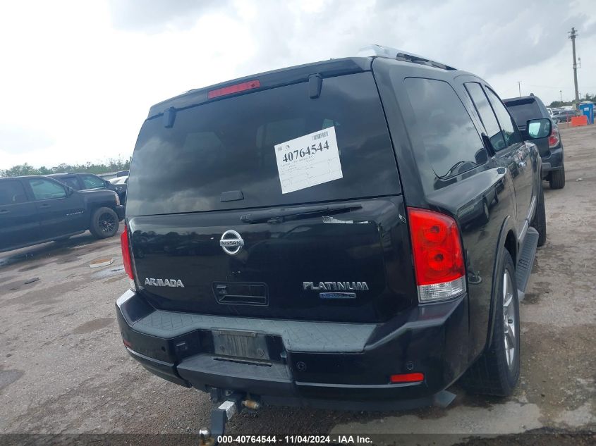 2011 Nissan Armada Platinum VIN: 5N1BA0NF0BN617581 Lot: 40764544