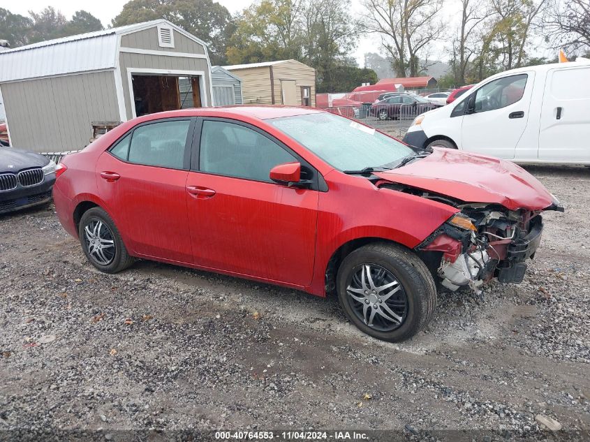 2016 Toyota Corolla L/Le/Le Pls/Prm/S/S Pls VIN: 5YFBURHE5GP445531 Lot: 40764553