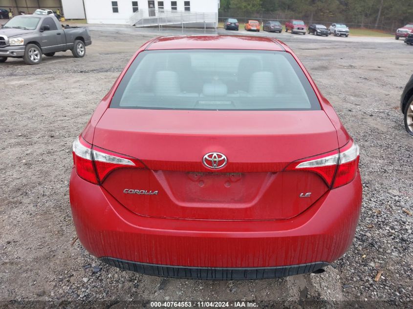 2016 Toyota Corolla L/Le/Le Pls/Prm/S/S Pls VIN: 5YFBURHE5GP445531 Lot: 40764553