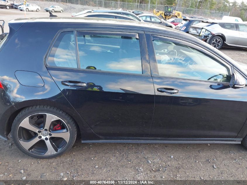 2015 Volkswagen Golf Gti 2.0T S 4-Door VIN: 3VW5T7AU6FM010980 Lot: 40764556