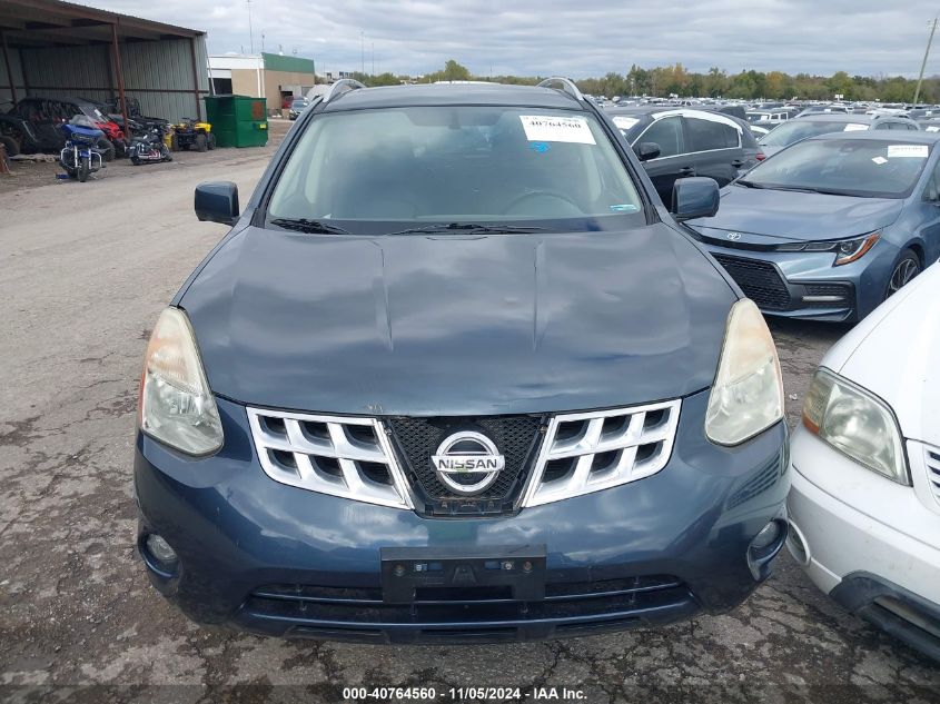 2013 Nissan Rogue Sv W/Sl Pkg VIN: JN8AS5MVXDW604339 Lot: 40764560