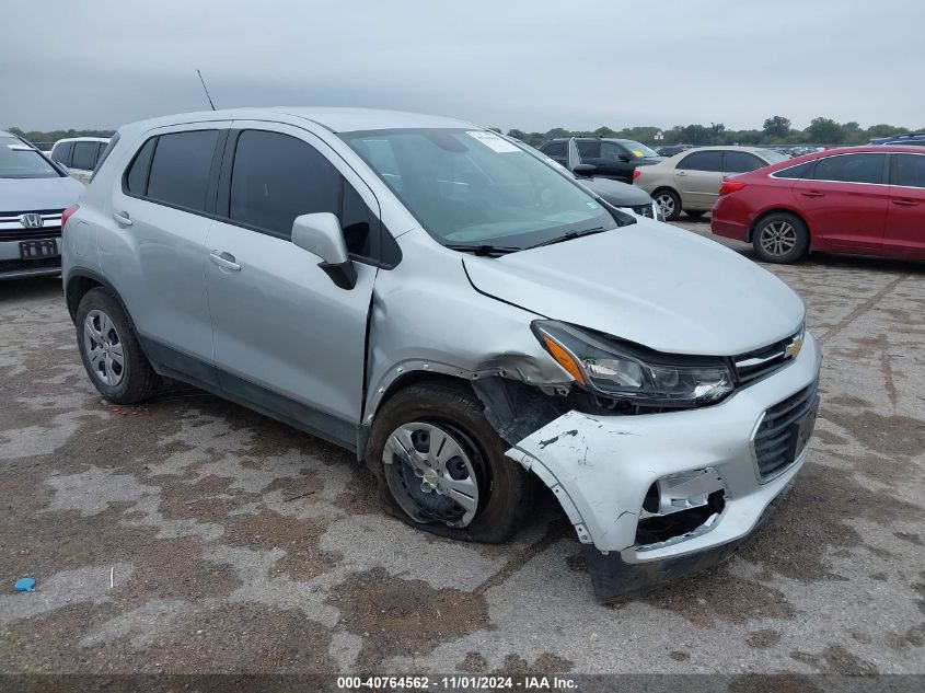 2018 Chevrolet Trax Ls VIN: KL7CJKSB8JB708729 Lot: 40764562