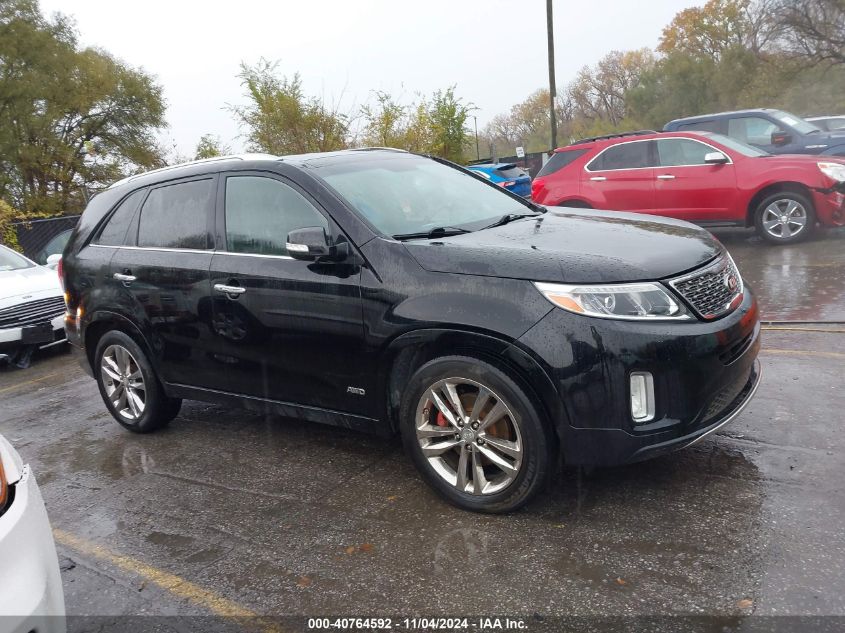 2014 Kia Sorento Limited V6 VIN: 5XYKWDA79EG467851 Lot: 40764592