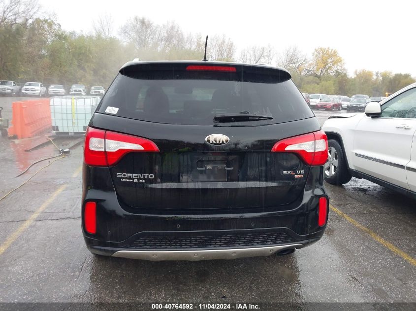 2014 Kia Sorento Limited V6 VIN: 5XYKWDA79EG467851 Lot: 40764592