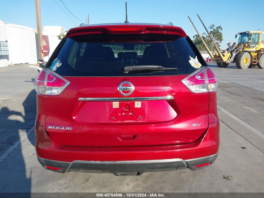 2015 Nissan Rogue Sv VIN: KNMAT2MT3FP500813 Lot: 40764596