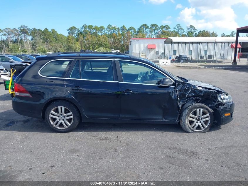 2012 Volkswagen Jetta Sportwagen 2.0L Tdi VIN: 3VWPL7AJ5CM682507 Lot: 40764673