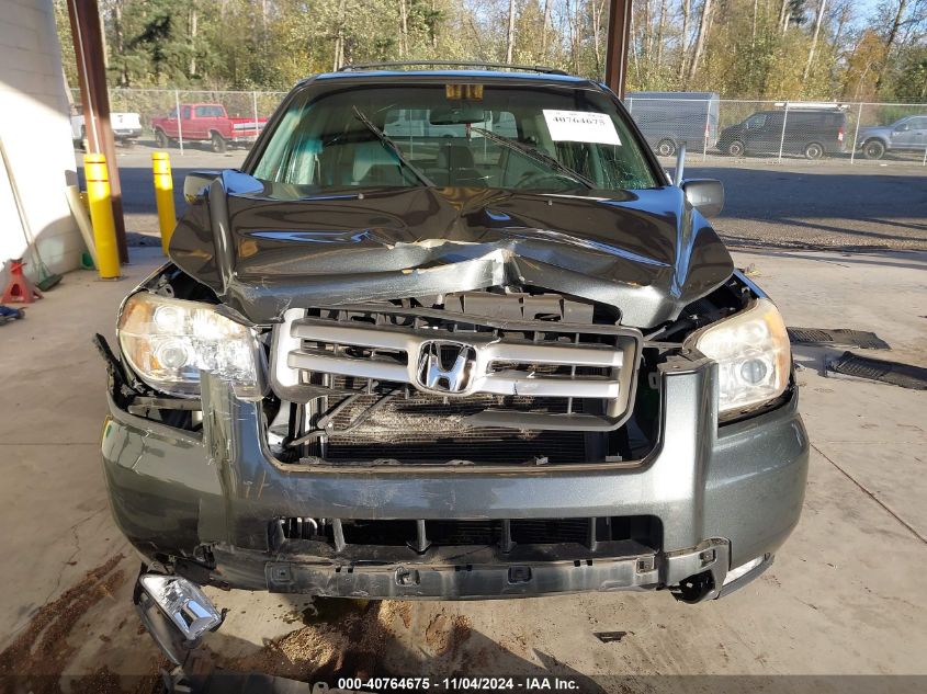 2006 Honda Pilot Ex VIN: 2HKYF18456H552720 Lot: 40764675