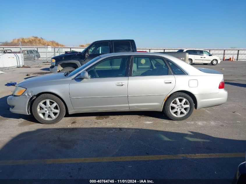 2003 Toyota Avalon Xl VIN: 4T1BF28B93U284245 Lot: 40764745