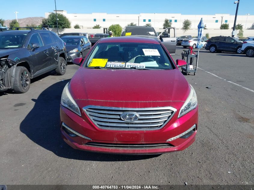 2015 Hyundai Sonata Se VIN: 5NPE24AF4FH173445 Lot: 40764783