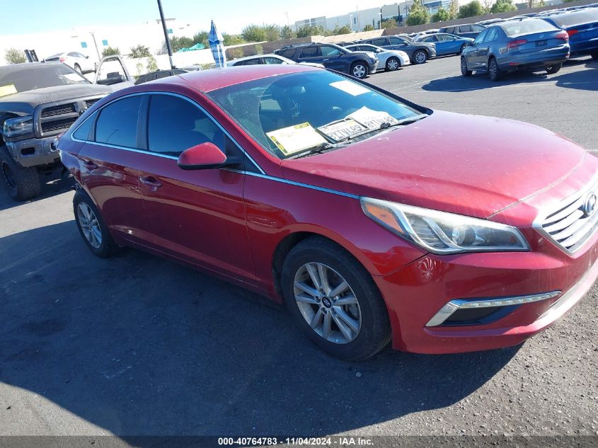 2015 Hyundai Sonata Se VIN: 5NPE24AF4FH173445 Lot: 40764783