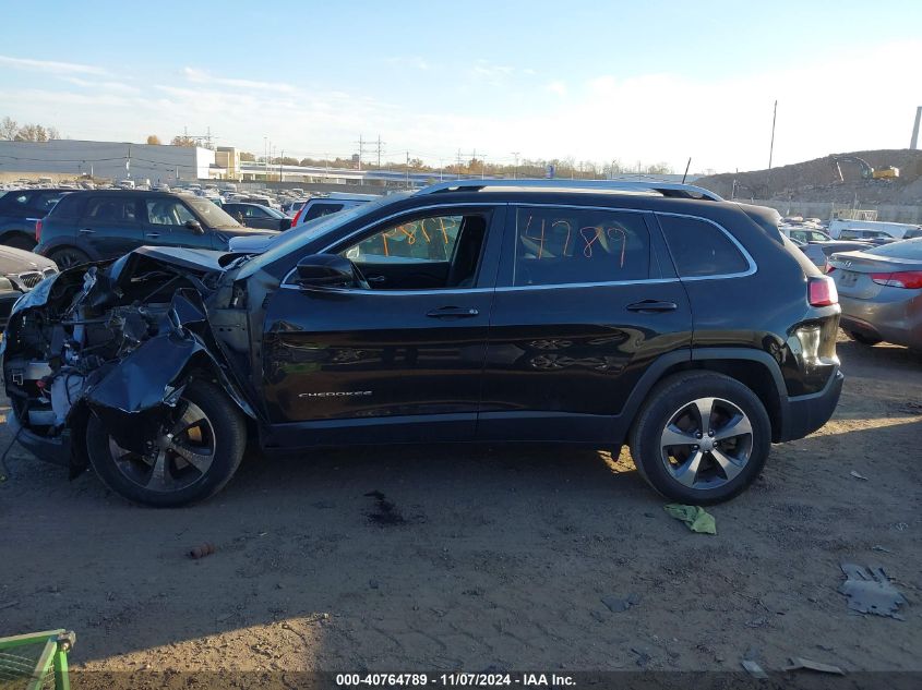 2019 Jeep Cherokee Limited 4X4 VIN: 1C4PJMDX9KD189141 Lot: 40764789