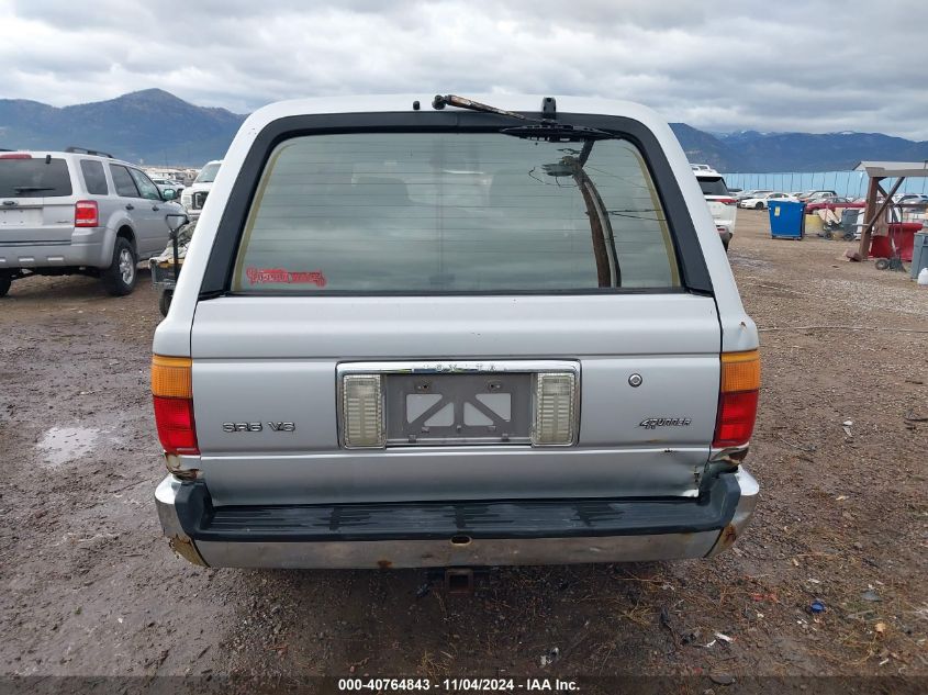 1990 Toyota 4Runner Vn39 Sr5 VIN: JT3VN39W2L8003170 Lot: 40764843