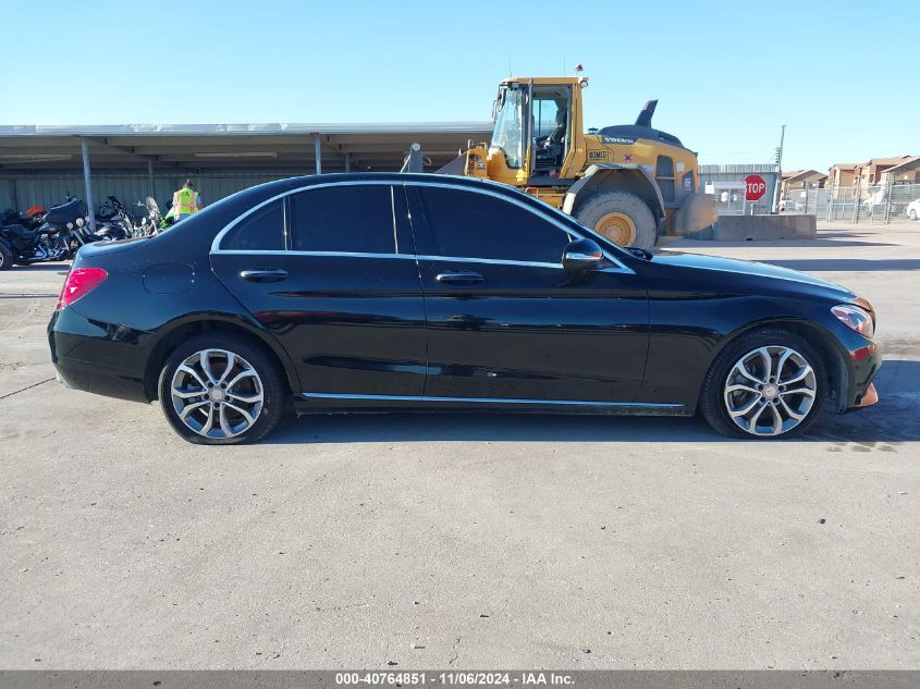 2015 Mercedes-Benz C 300 4Matic/Luxury 4Matic/Sport 4Matic VIN: 55SWF4KB2FU076519 Lot: 40764851