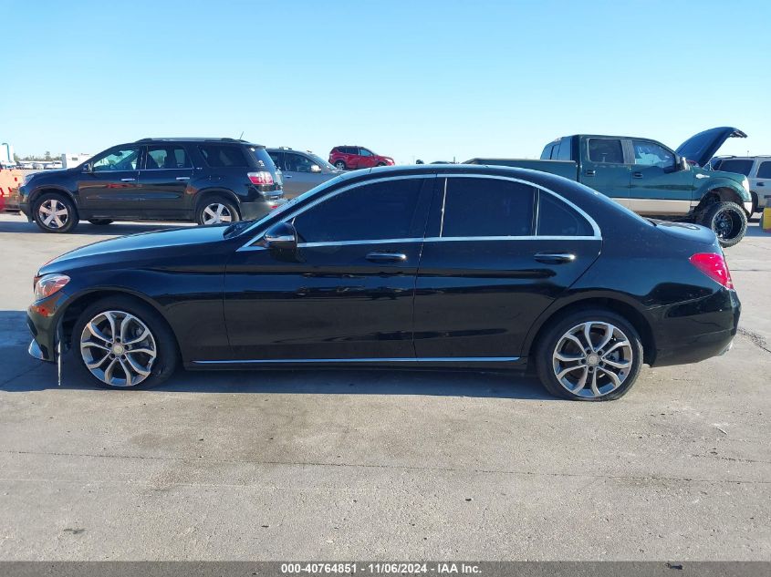 2015 Mercedes-Benz C 300 4Matic/Luxury 4Matic/Sport 4Matic VIN: 55SWF4KB2FU076519 Lot: 40764851