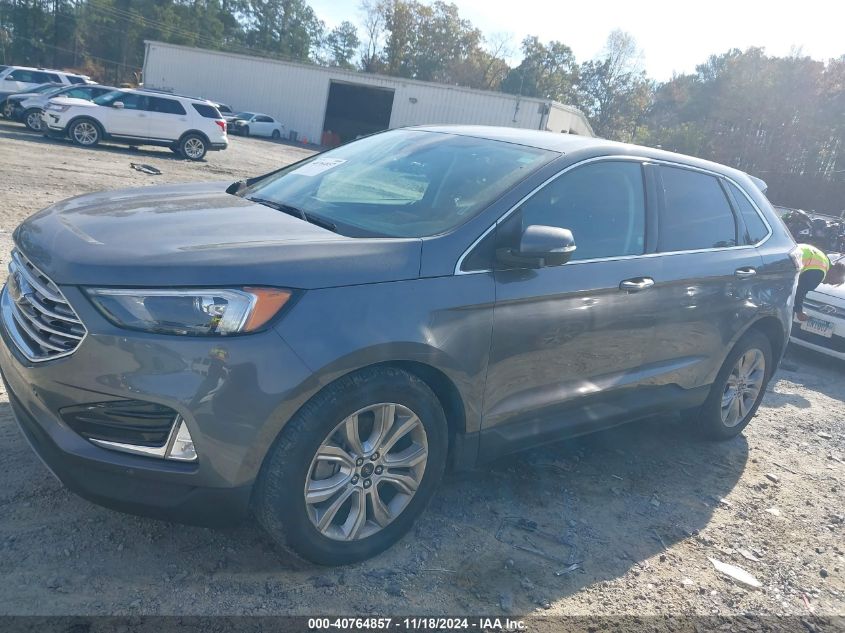 2022 Ford Edge Titanium VIN: 2FMPK4K94NBA52051 Lot: 40764857