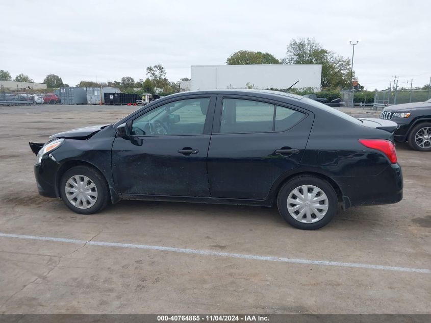 2019 Nissan Versa 1.6 S+ VIN: 3N1CN7AP8KL827384 Lot: 40764865