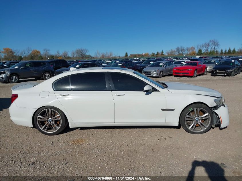 2013 BMW 750Li xDrive VIN: WBAYF8C59DD141068 Lot: 40764868