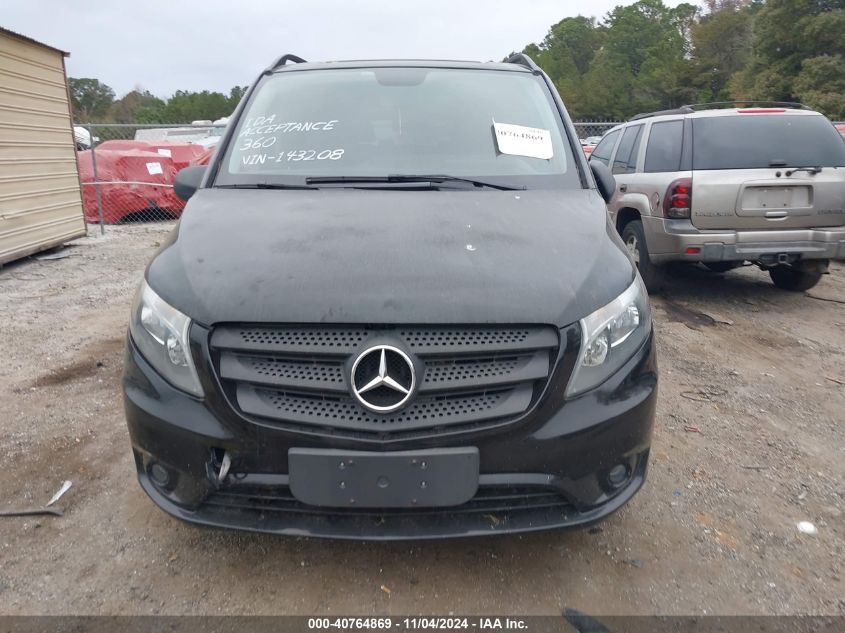 2016 Mercedes-Benz Metris VIN: WD4PG2EE1G3143208 Lot: 40764869