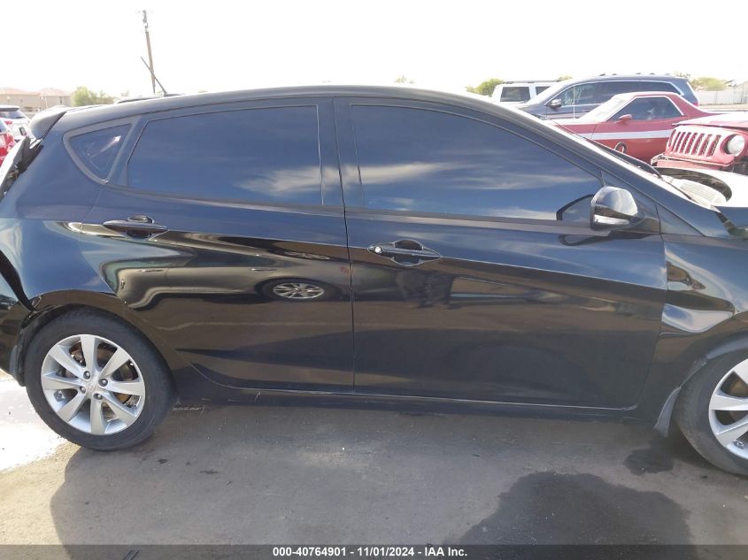 2014 Hyundai Accent Se VIN: KMHCU5AE0EU189575 Lot: 40764901