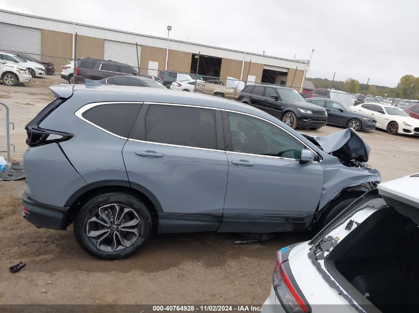 2022 Honda Cr-V Awd Ex VIN: 2HKRW2H55NH656089 Lot: 40764928