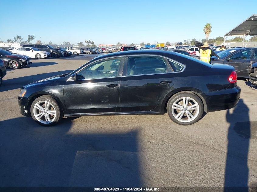 2014 Volkswagen Passat 2.0L Tdi Se VIN: 1VWBN7A3XEC086657 Lot: 40764929