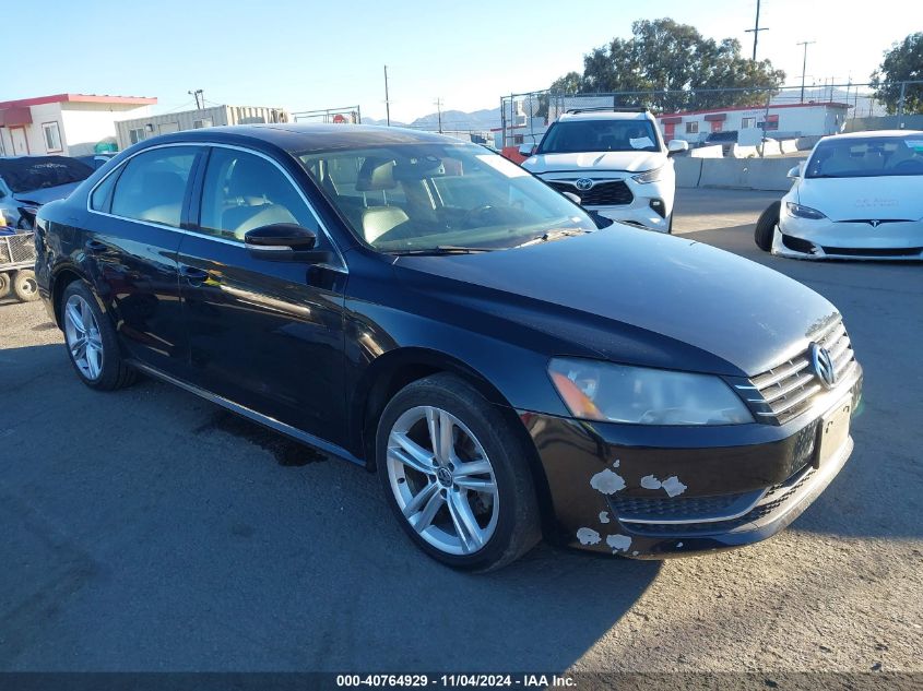 2014 VOLKSWAGEN PASSAT 2.0L TDI SE - 1VWBN7A3XEC086657