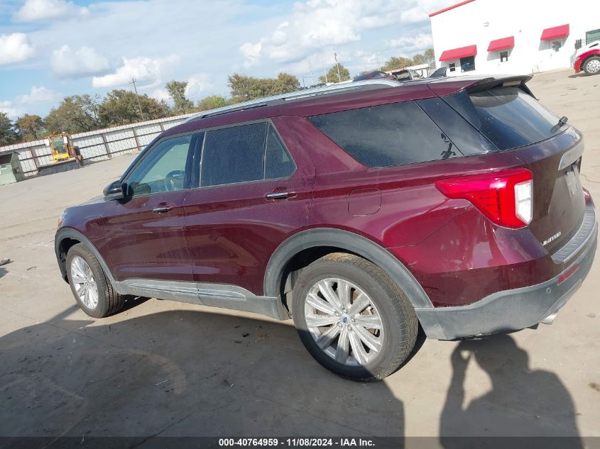 2022 Ford Explorer Limited VIN: 1FM5K8FW6NNA09298 Lot: 40764959