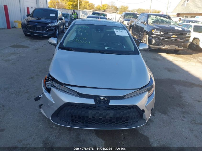 2020 Toyota Corolla Le VIN: JTDHPRAEXLJ070021 Lot: 40764976