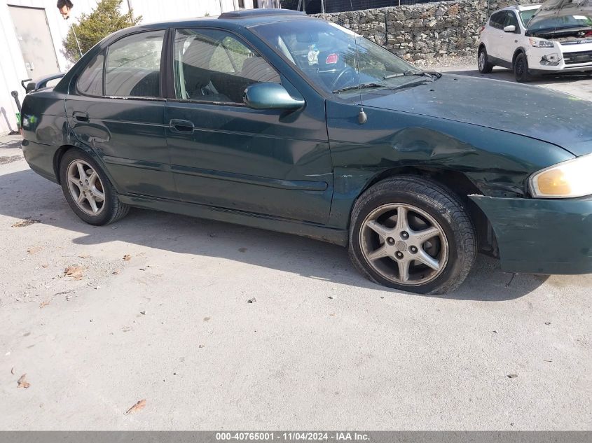 2001 Nissan Sentra Se VIN: 3N1BB51DX1L110711 Lot: 40765001