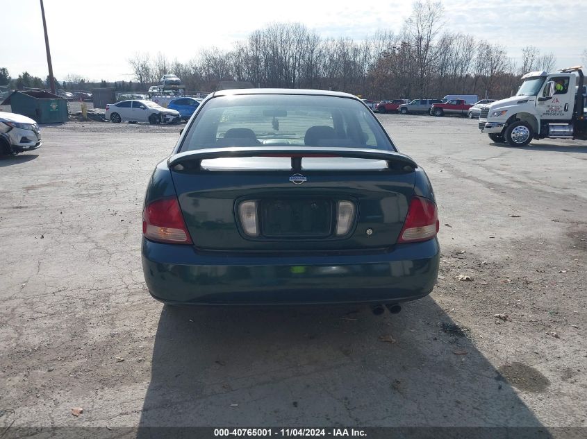 2001 Nissan Sentra Se VIN: 3N1BB51DX1L110711 Lot: 40765001