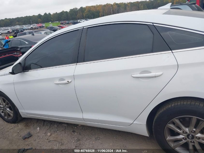 2017 Hyundai Sonata Se VIN: 5NPE24AF5HH552893 Lot: 40765028