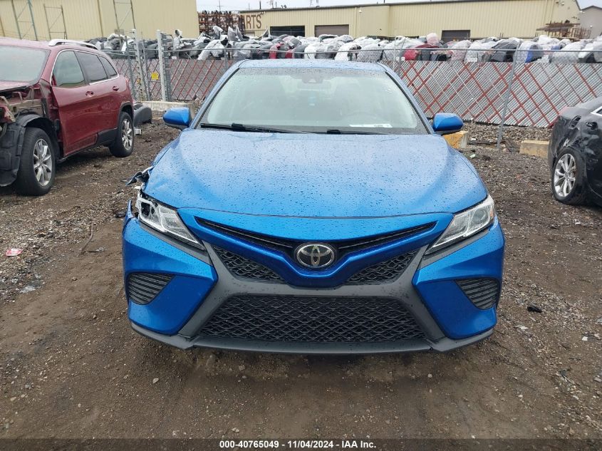 2018 Toyota Camry Se VIN: 4T1B11HK9JU129314 Lot: 40765049