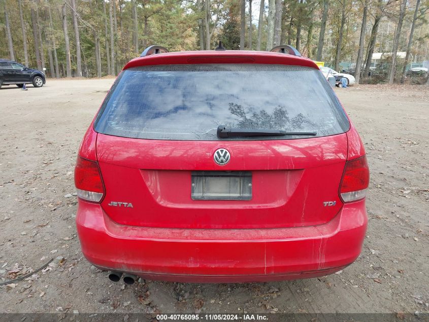 2012 Volkswagen Jetta Sportwagen 2.0L Tdi VIN: 3VWPL7AJ0CM689820 Lot: 40765095